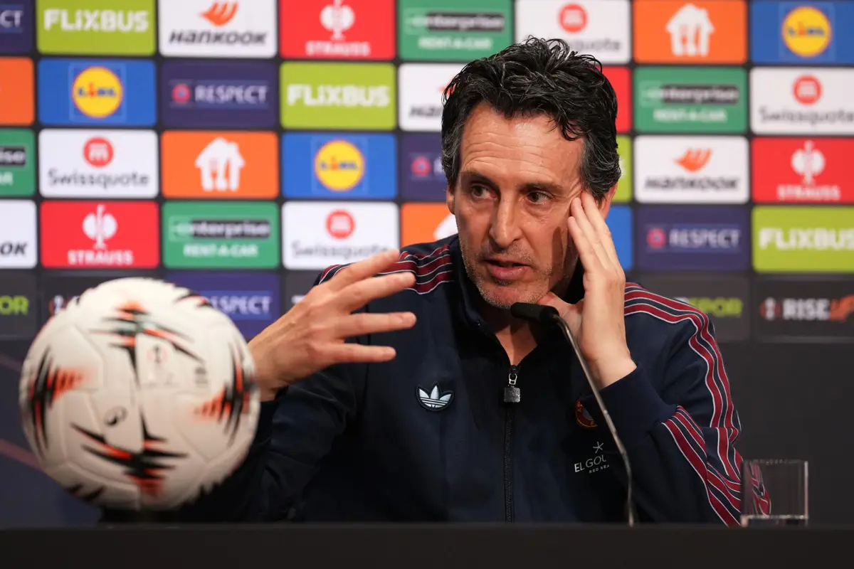 Unai Emery, entrenador del Aston Villa