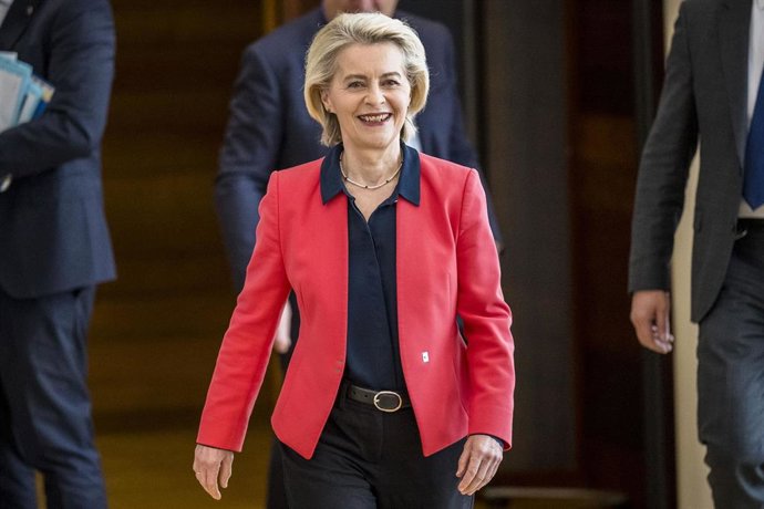 La presidenta de la Comisión Europea, Ursula von der Leyen