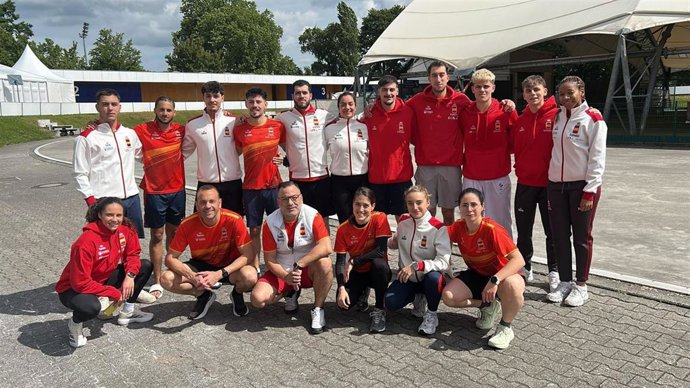 Equipo español de karate para el Europeo de Fráncfort