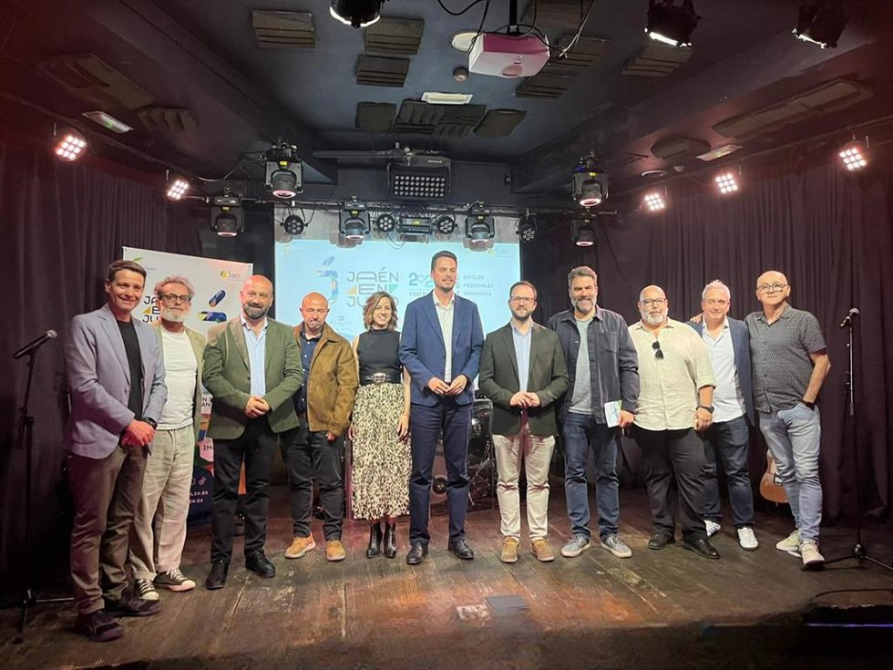 El diputado de Promoción y Turismo, Francisco Javier Lozano, en la presentación de la estrategia 'Jaén en Julio'.