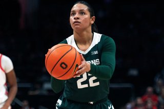 Moira Joiner, durante un partido.