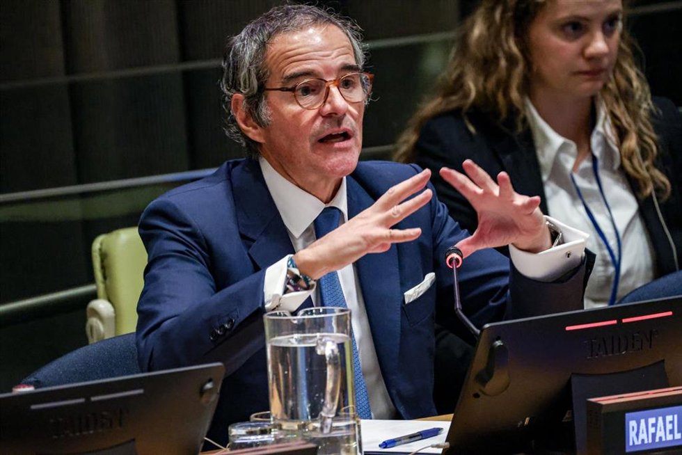 El director general del Organismo Internacional de Energía Atómica (OIEA), Rafael Grossi