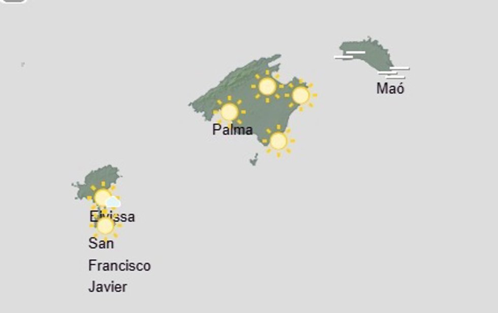 El tiempo hoy, miércoles 20 de mayo, en Baleares.