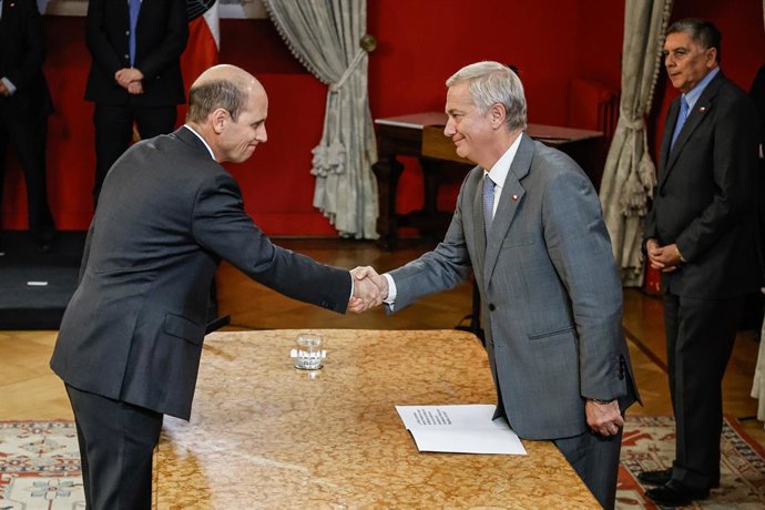 Santiago, 19 de mayo de 2026.  Primer Cambio de Gabinete del Presidente de la Republica Jose Antonio Kast  Martin Arrau asume Ministerio de Seguridad  Diego Martin/Aton Chile