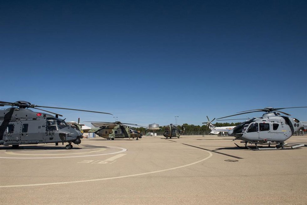Archivo - Helicópteros Airbus.