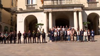 Minuto de silencio en Figueres (Girona) por la mujer asesinada