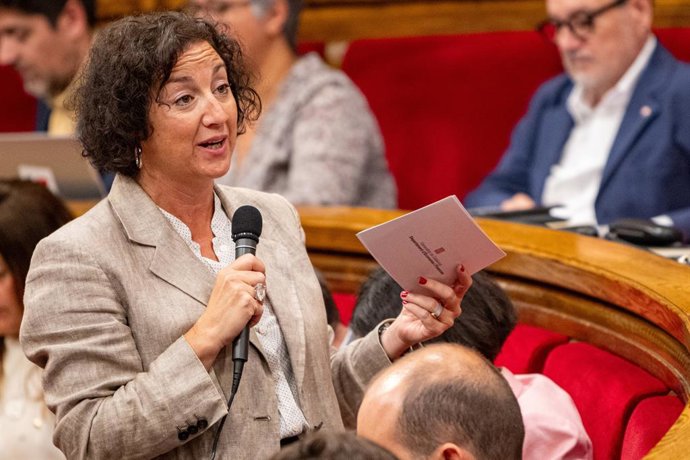 La consellera d'Economia i Finances de la Generalitat, Alícia Romero
