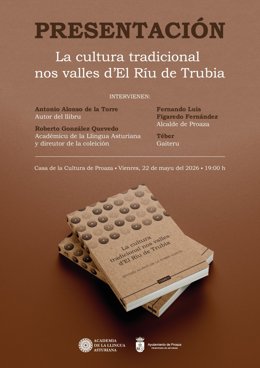 L'ALLA presenta esti vienres 'La cultura tradicional nos valles d'El Ríu de Trubia' na Casa la Cultura de Proaza