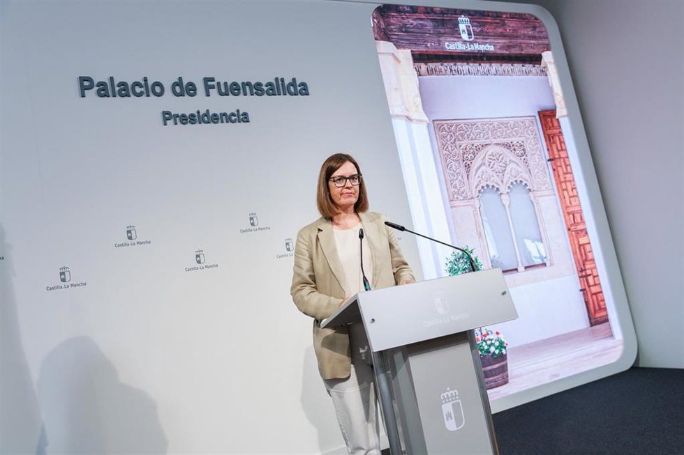 La consejera Portavoz del Gobierno regional, Esther Padilla, comparece en rueda de prensa para dar cuenta de los asuntos tratados en el Consejo de Gobierno.