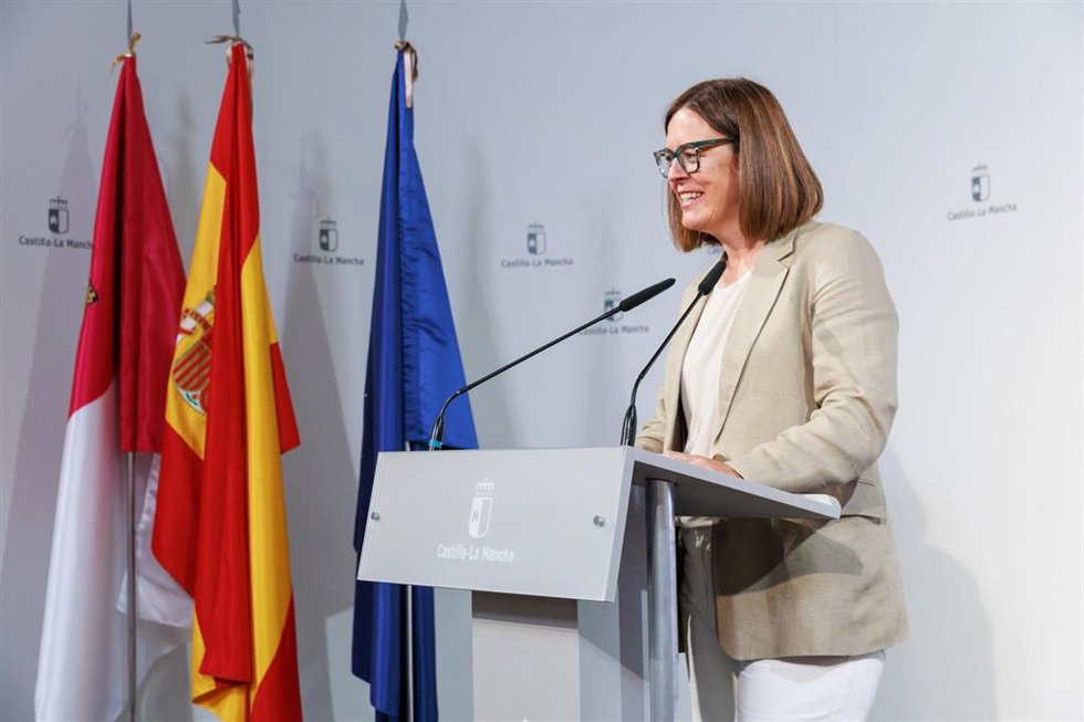 La consejera Portavoz del Gobierno regional, Esther Padilla, comparece en rueda de prensa para dar cuenta de los asuntos tratados en el Consejo de Gobierno.