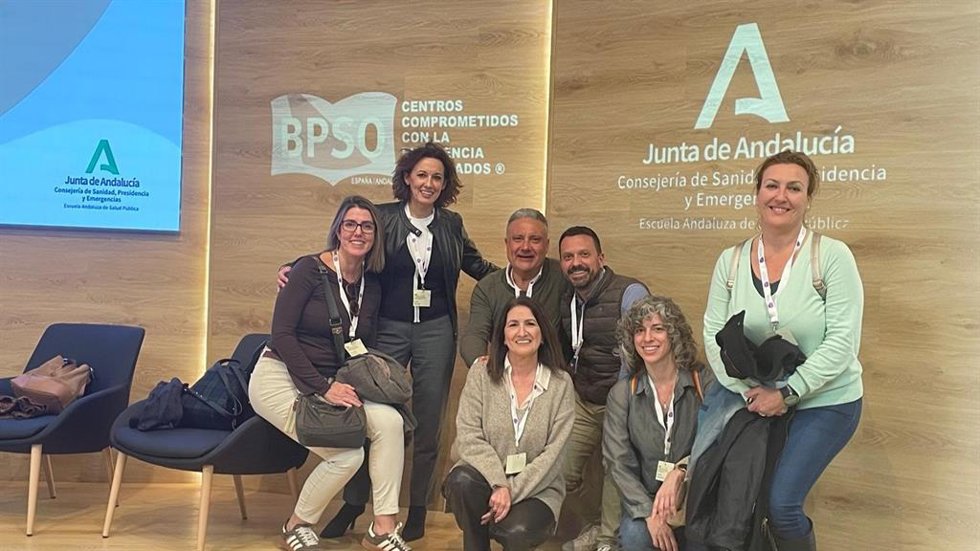 Responsables del Distrito Sanitario Bahía de Cádiz-La Janda, perteneciente al Servicio Andaluz de Salud (SAS)