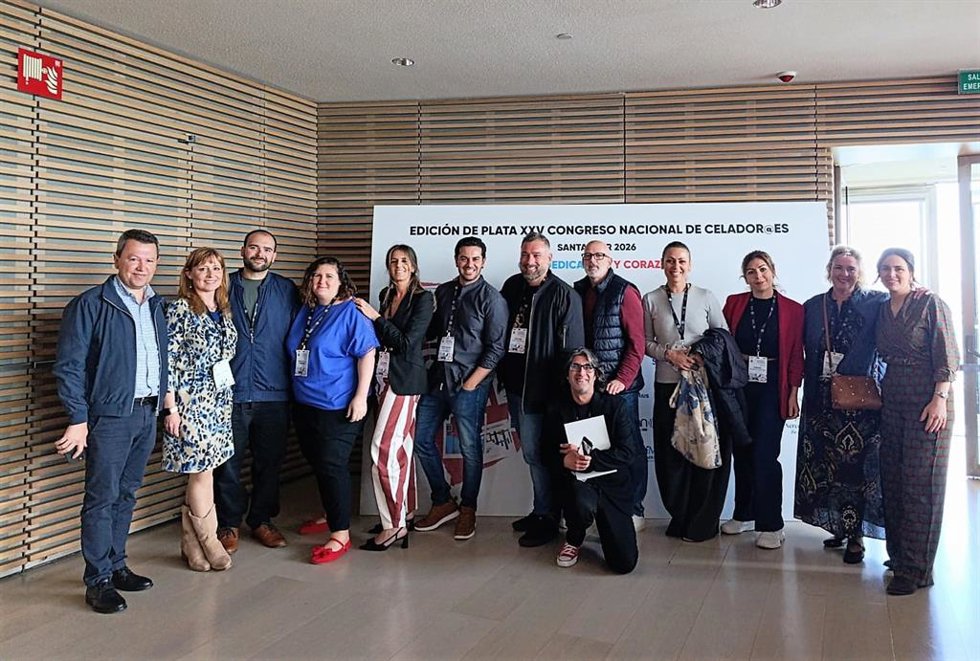 Grupo de celadores en el 25 Congreso Nacional celebrado la semana pasada en Santander.