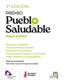 Convocatoria III Certamen 'Pueblo Saludable' 2026 de Soria
