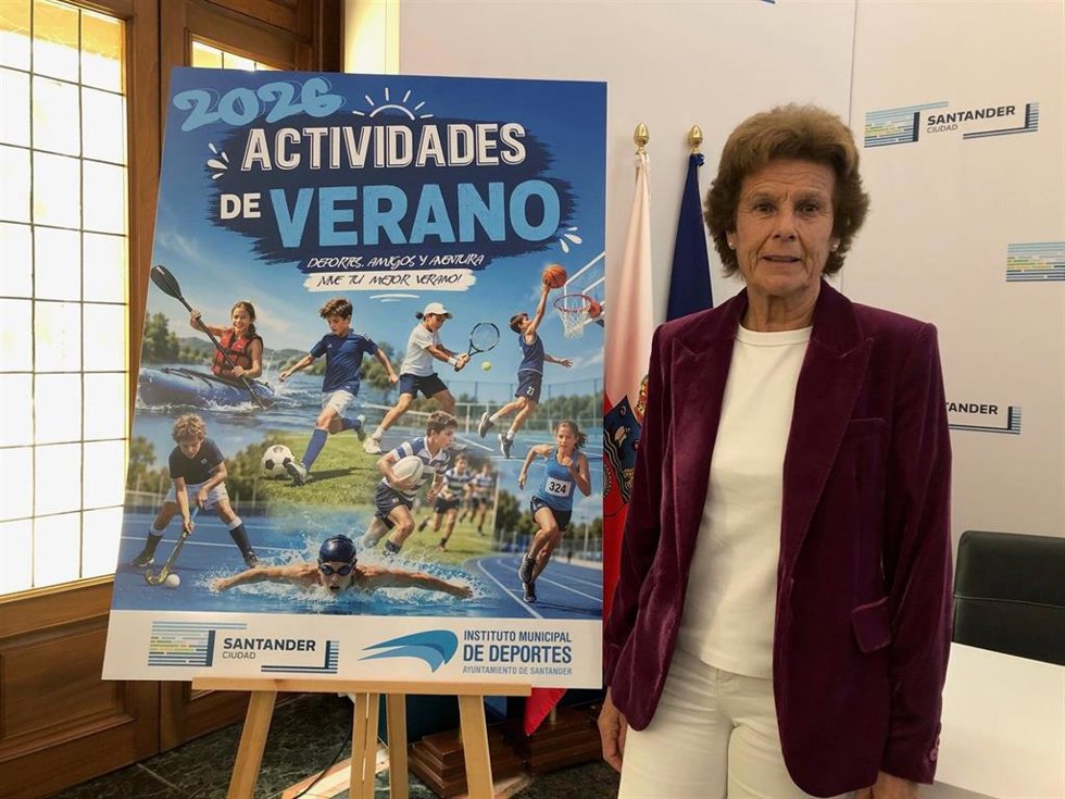 La concejala de Deportes, Beatriz Pellón