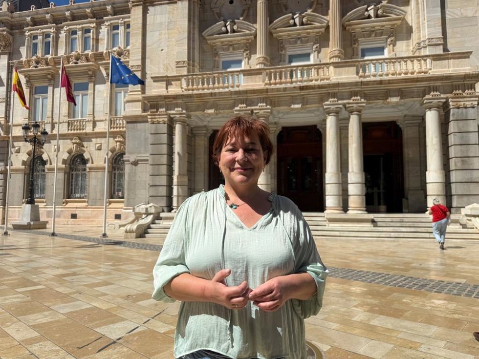 La portavoz de Podemos en Cartagena, Leli García