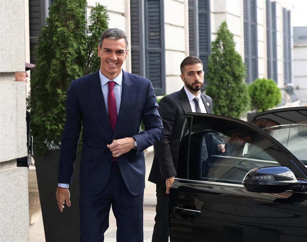 El presidente del Gobierno, Pedro Sánchez