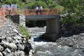 Foto: Reabre el Puente del Molino del Coto en Güéjar Sierra (Granada) tras una actuación de emergencia de la Diputación