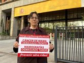 Foto: La impulsora de la petición 'Mamografías a los 40' pide a Sanidad que la ampliación del cribado se implante ya en 2026