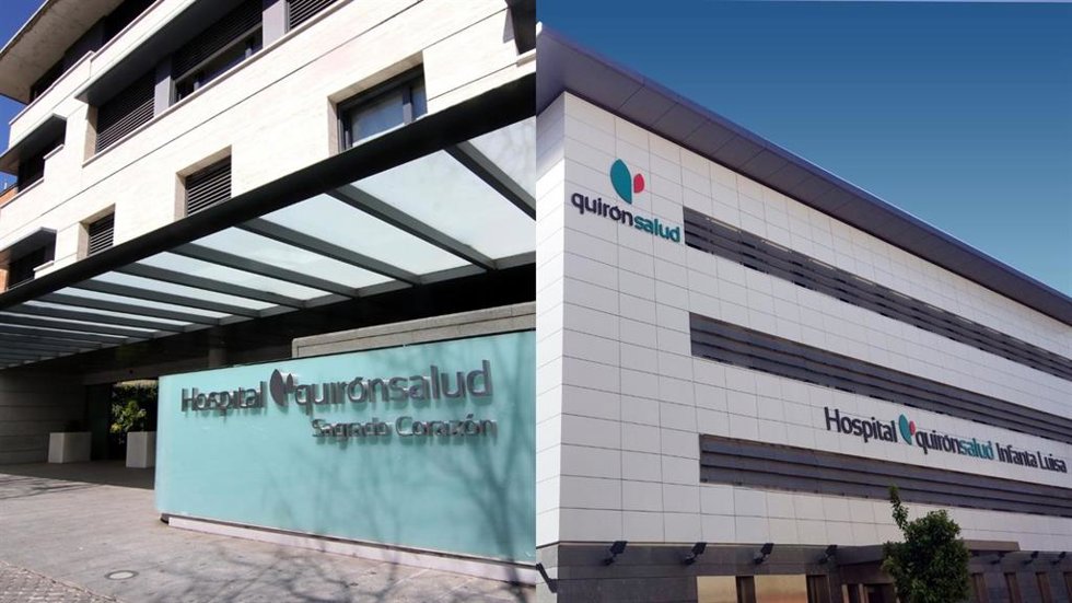 Fachada principal del Quirónsalud Sagrado Corazón, como imagen de recurso.