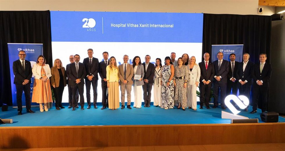Clausura del 20 aniversario de Vithas Xanit Internacional