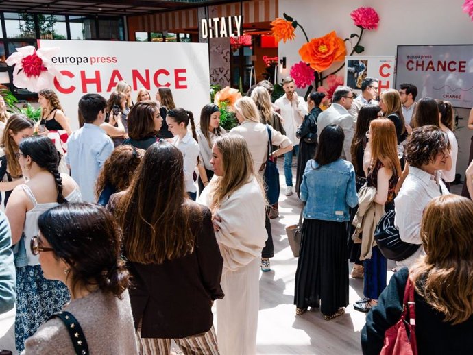 Evento de presentación de la nueva era de CHANCE en el espacio de Nuga Castellana, a 20 de mayo del 2026, en Madrid.