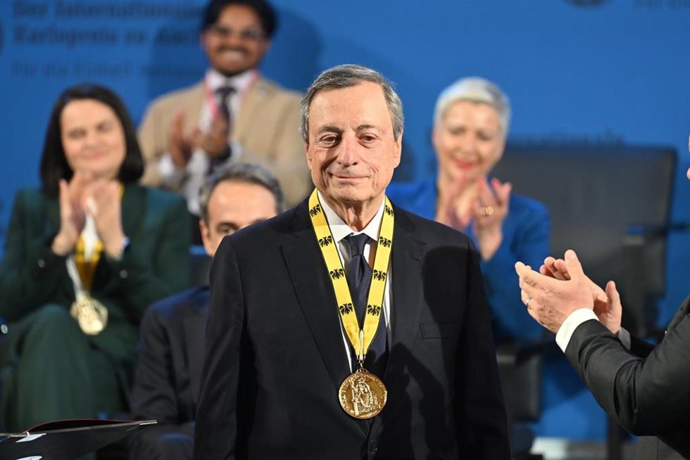 El expresidente del Banco Central Europeo (BCE) y ex primer ministro italiano, Mario Draghi