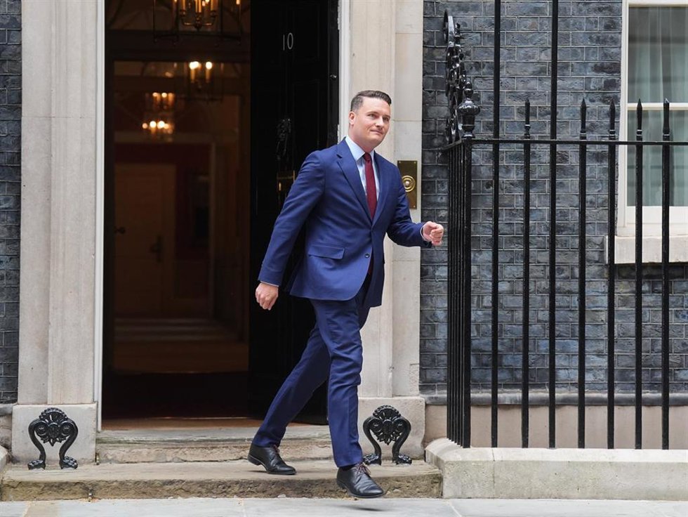 El exministro de Sanidad británico Wes Streeting 