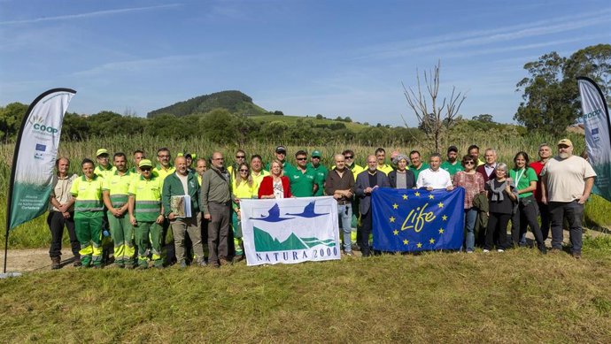 El proyecto Life Coop Cortaderia recupera más de 240 hectáreas en Cantabria