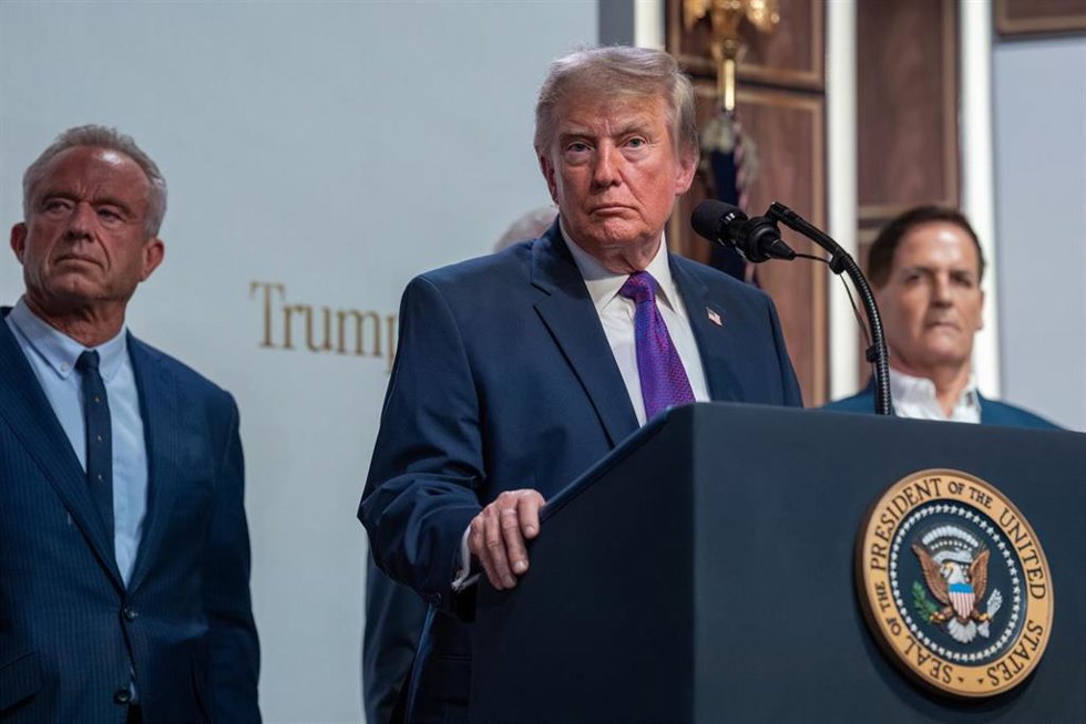 El presidente de Estados Unidos, Donald Trump 