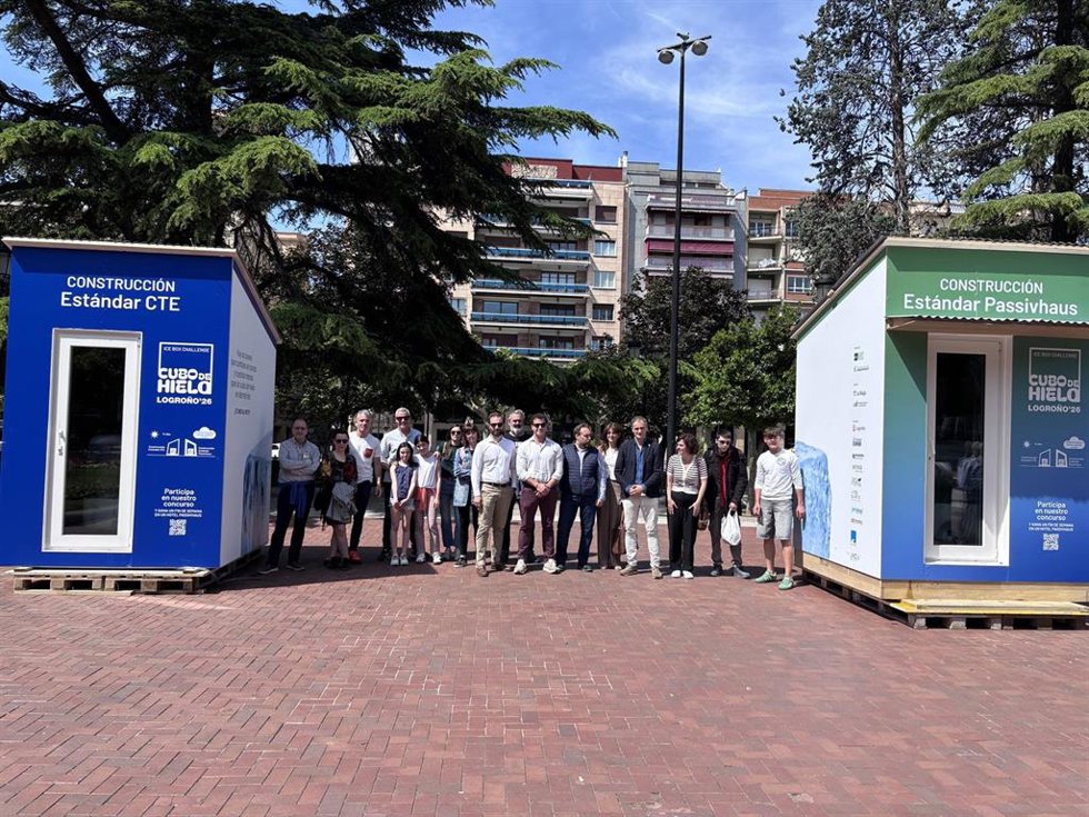 El Reto del Cubo de Hielo llega por primera vez a La Rioja para demostrar los beneficios de la construcción Passivhaus
