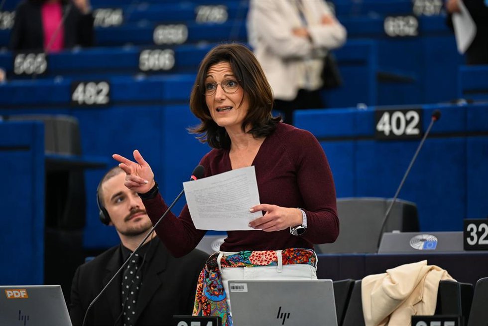 La europarlamentaria del PNV Oihane Agirregoitia