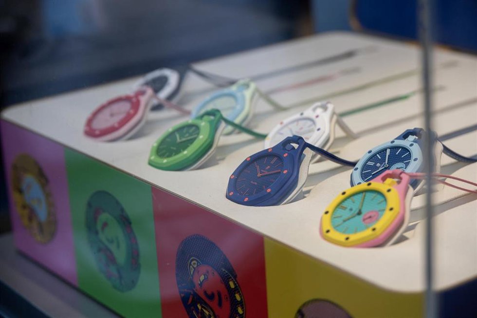May 16, 2026, London, United Kingdom: The Bioceramic Royal Pop Collection on display