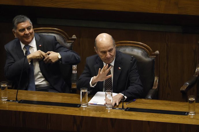 Valparaiso, 20 de mayo 2026 El ministro de Hacienda, Jorge Quiroz,  durante la sesion de la Camara de Diputados  Sebastian Cisternas/Aton Chile