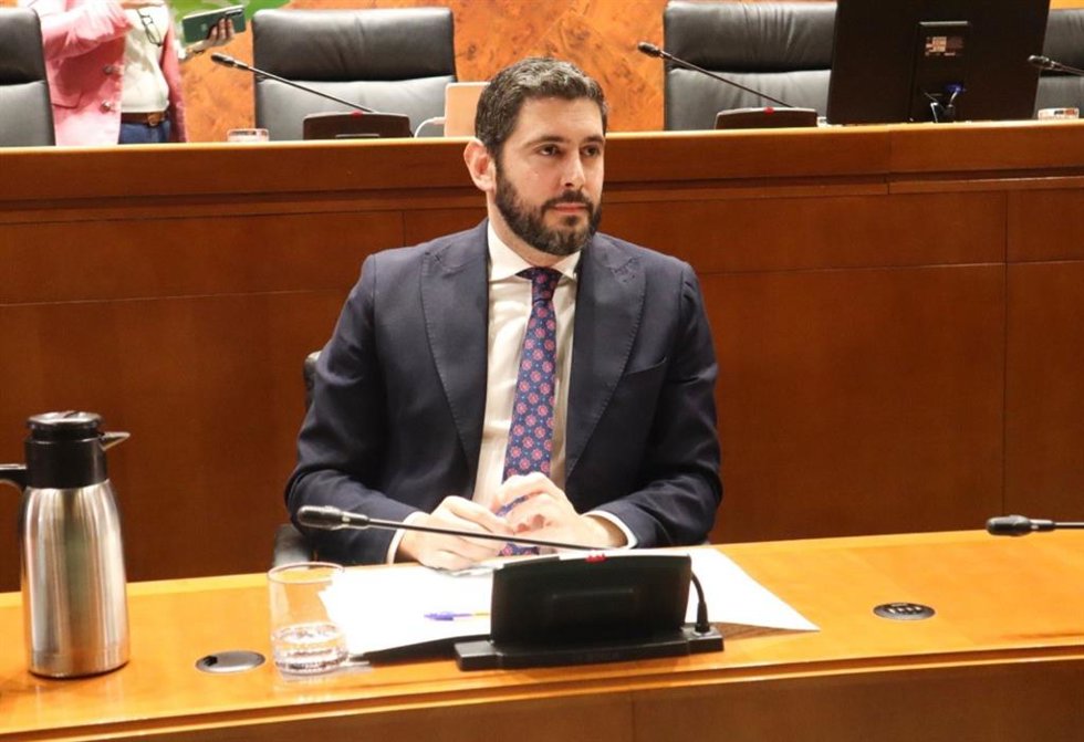 El vicepresidente primero del Gobierno de Aragón y consejero de Desregulación, Bienestar Social y Familia, Alejandro Nolasco.