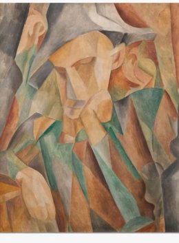 ‘Arlequin (Buste)’ Es Una Obra Pintada En 1909 Mientras Comenzaba A Desarrollar Su Estilo Cubista Característico.