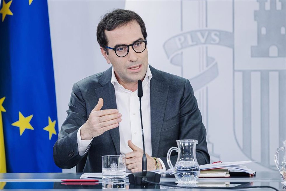 El vicepresidente primero y ministro de Economía, Comercio y Empresa, Carlos Cuerpo. 