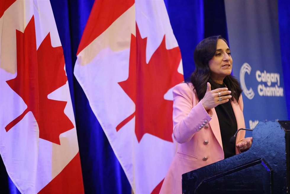 Archivo - La ministra de Exteriores de Canadá, Anita Anand 