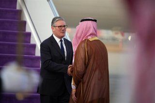 Archivo - El primer ministro británico, Keir Starmer, en su reciente visita a Arabia Saudí.