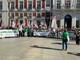 Docentes de FP se concentran en Madrid