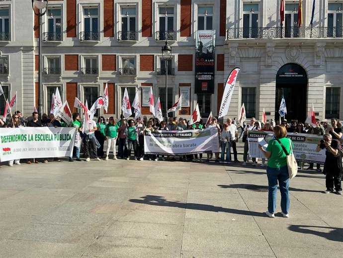 Docentes de FP se concentran en Madrid