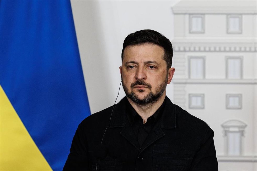 Archivo - El presidente de Ucrania, Volodimir Zelenski, en su visita a Roma en abril de 2026.