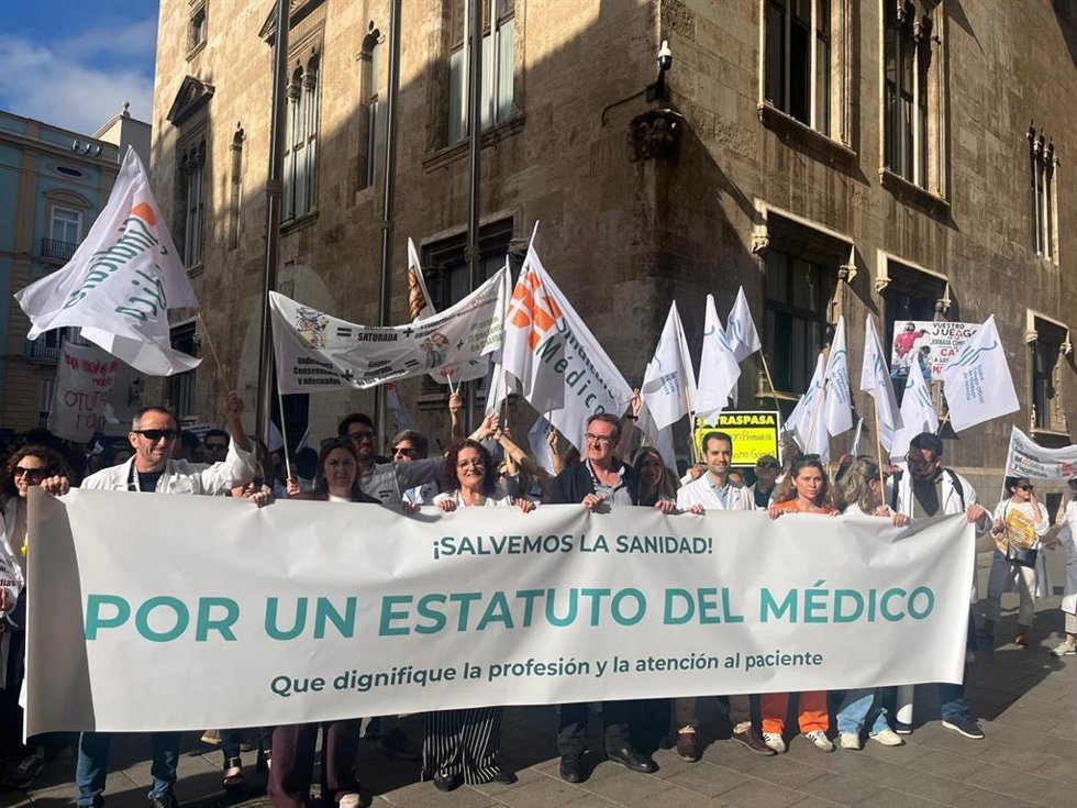 Imagen de la manifestación en València