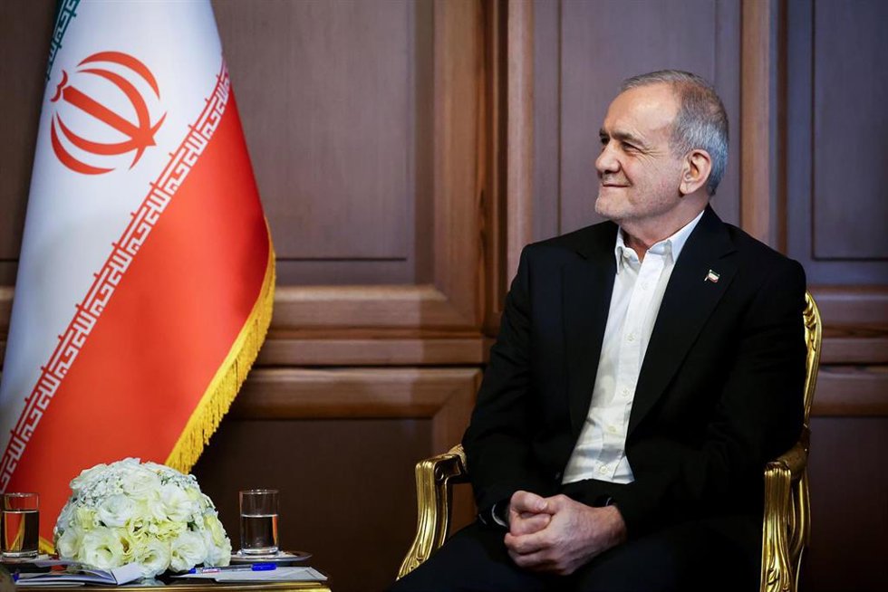 Archivo - El presidente de Irán, Masud Pezeshkian