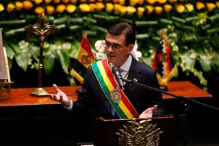 Archivo - El presidente de Bolivia,  Rodrigo Paz