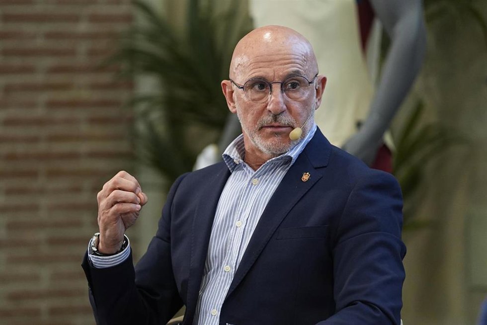 Luis de la Fuente, seleccionador español masculino de fútbol.