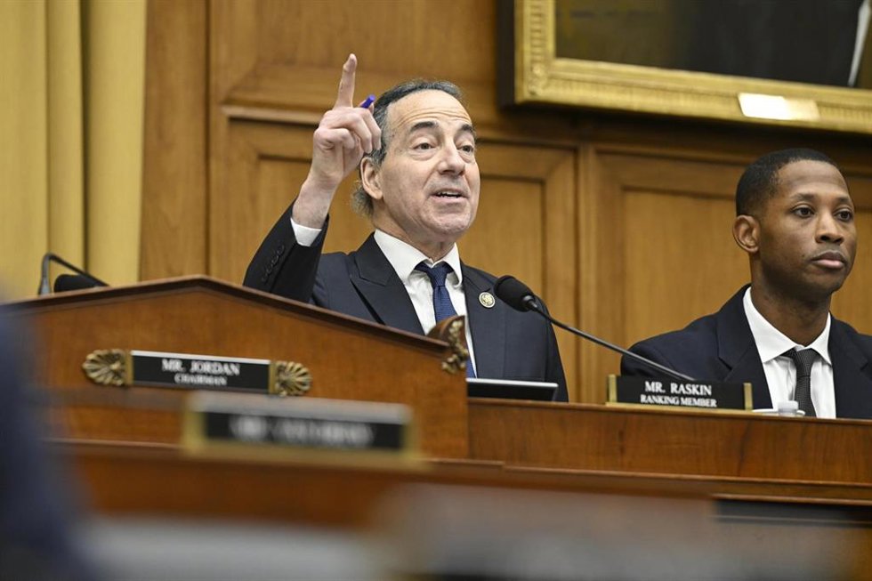 Archivo - El representante estadounidense Jamie Raskin (demócrata de Maryland), miembro de mayor rango del Comité Judicial de la Cámara de Representantes de EEUU