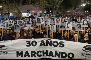 Marcha del Silencio celebrada este 20 de mayo en Montevideo (Uruguay)