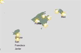 El tiempo hoy, jueves 21 de mayo, en Baleares.