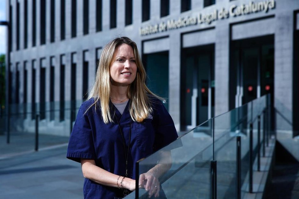 La médico forense de la guardia del Imlcfc, María Martín