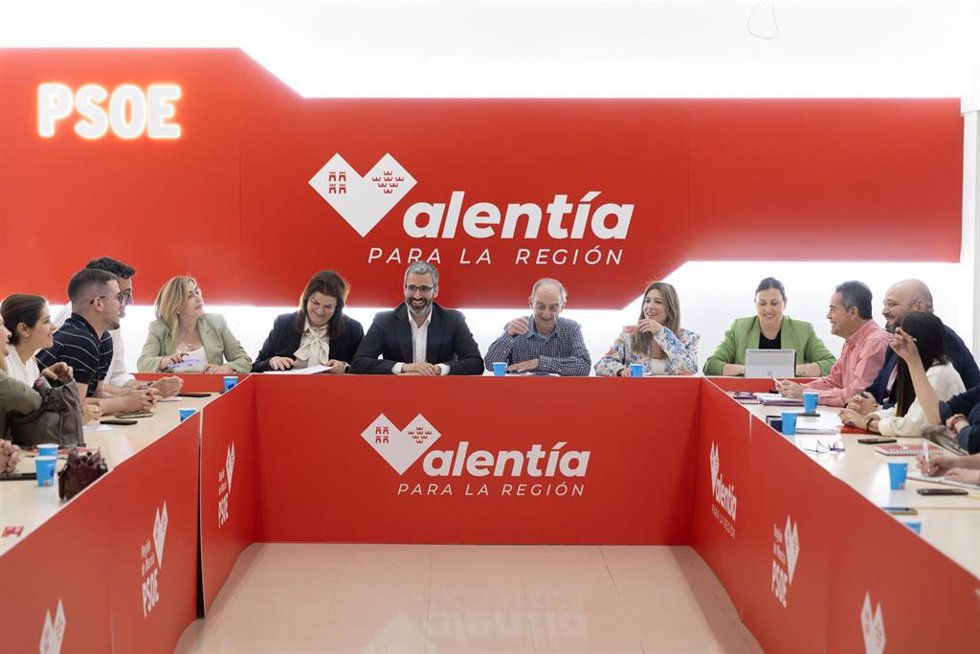 Reunión de la Comisión Ejecutiva Regional del PSRM-PSOE